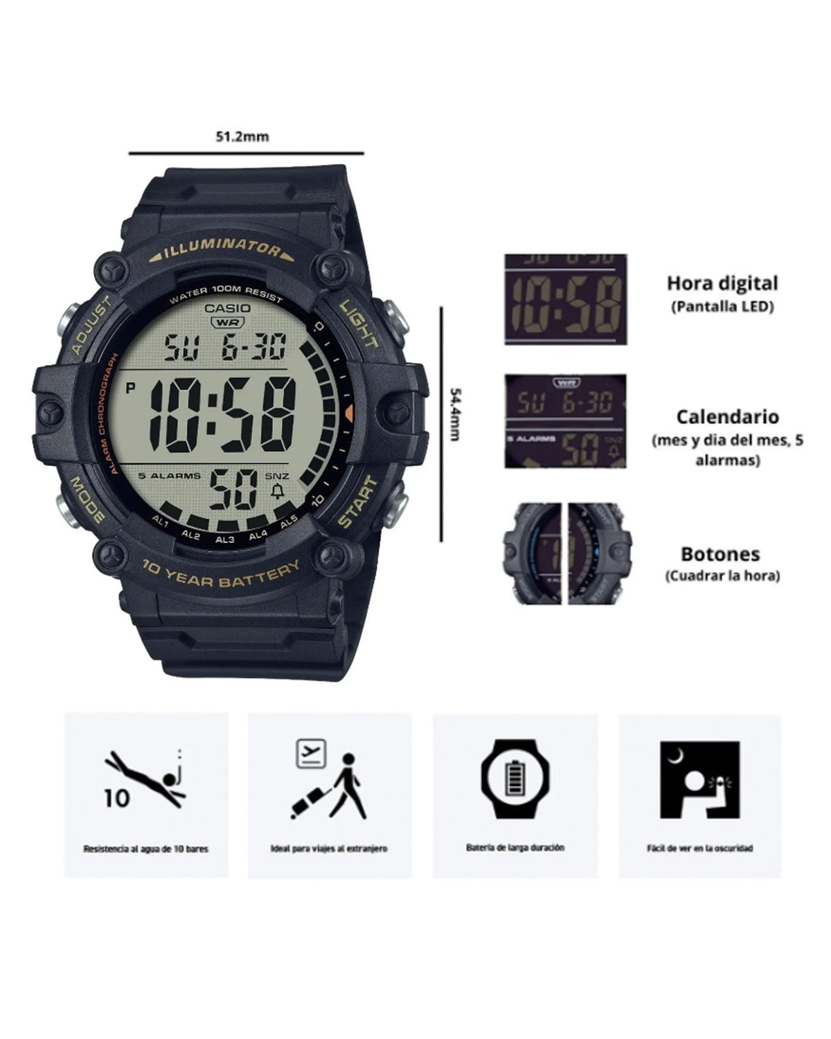 CASIO AE-1500WHX-1A