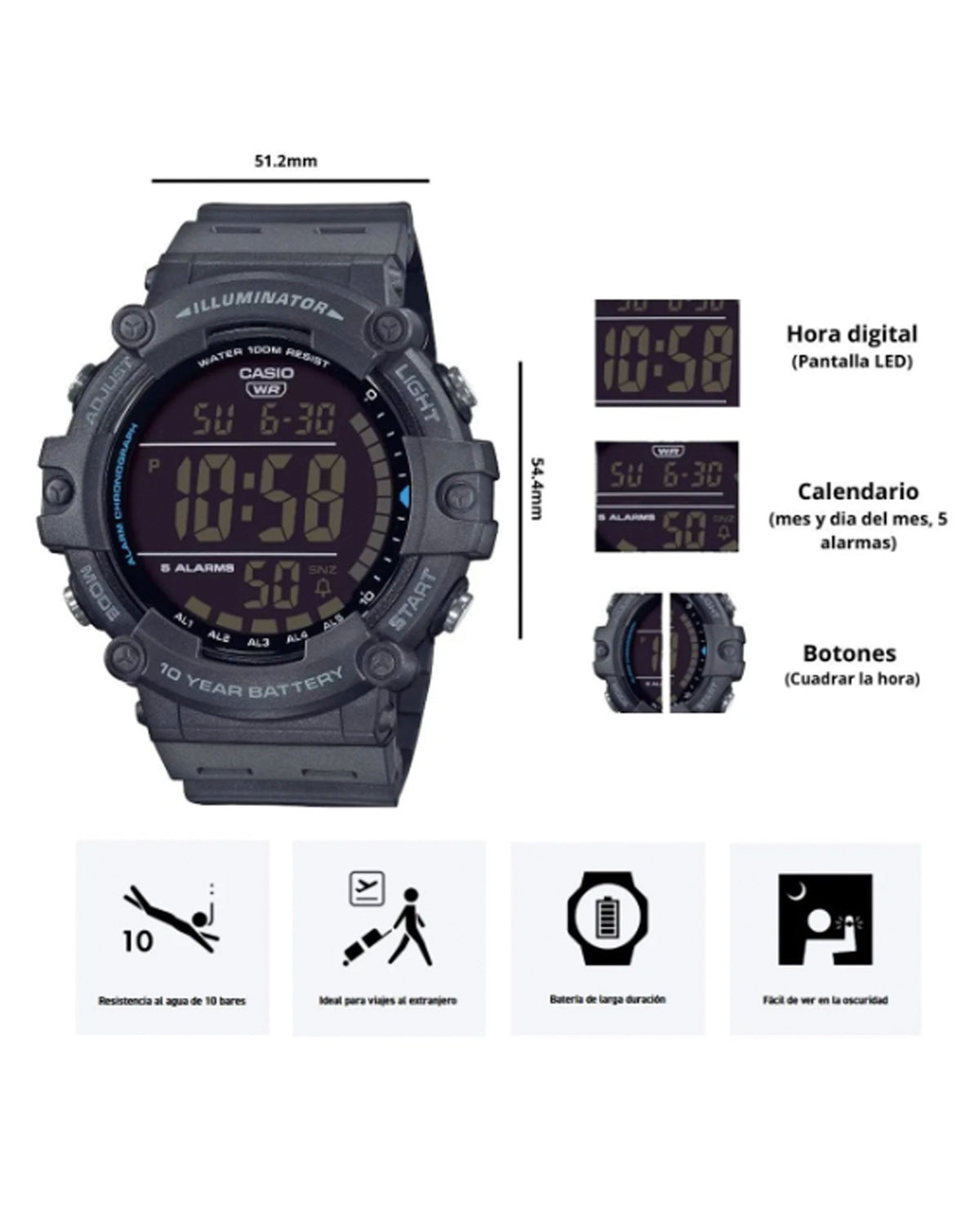 CASIO AE-1500WH