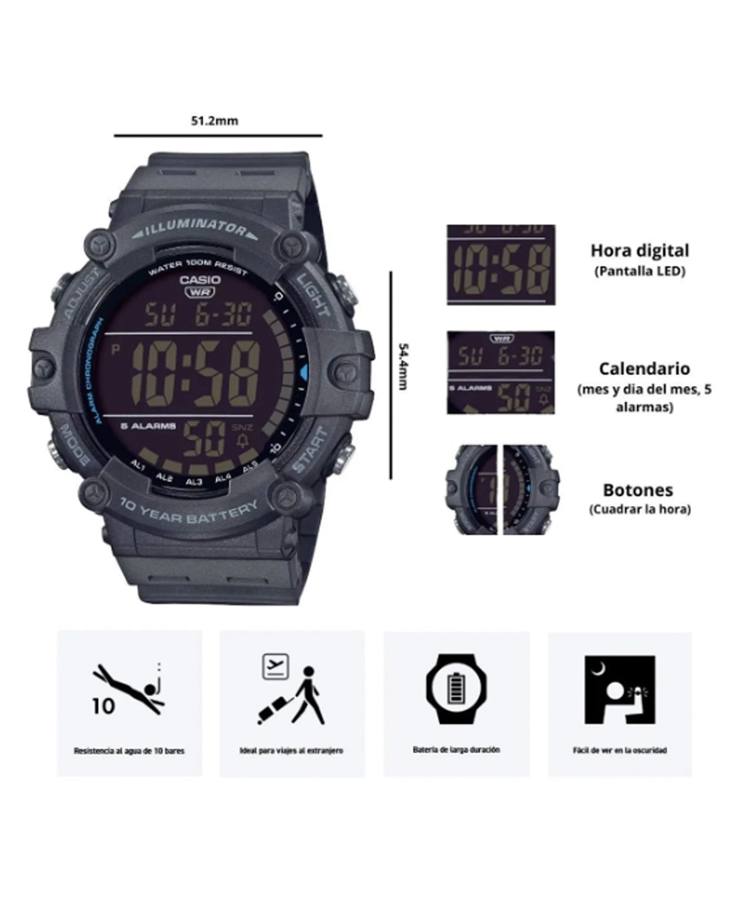 CASIO AE-1500WH